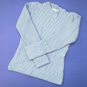 Gray preppy warm sweater